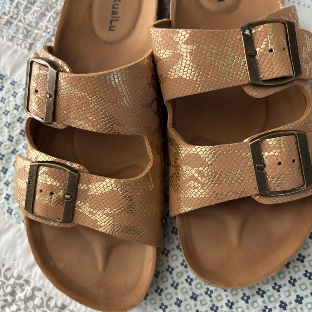 KualuLu Gold Women's Sandals